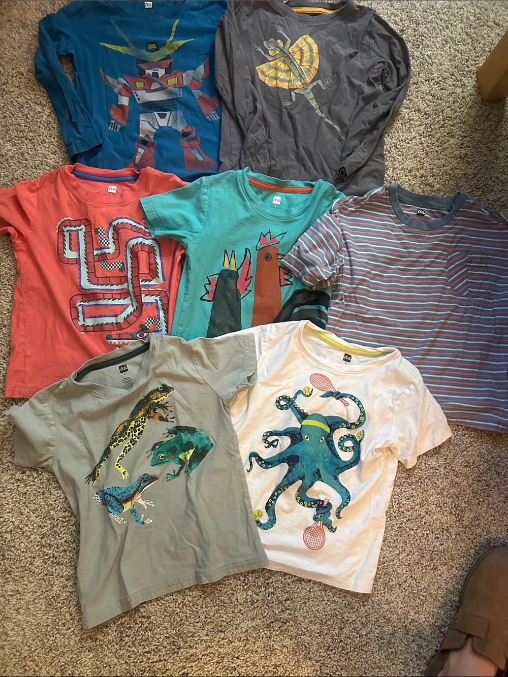 Tea Collection Kids' Graphic Tees- 7 shirt pack
